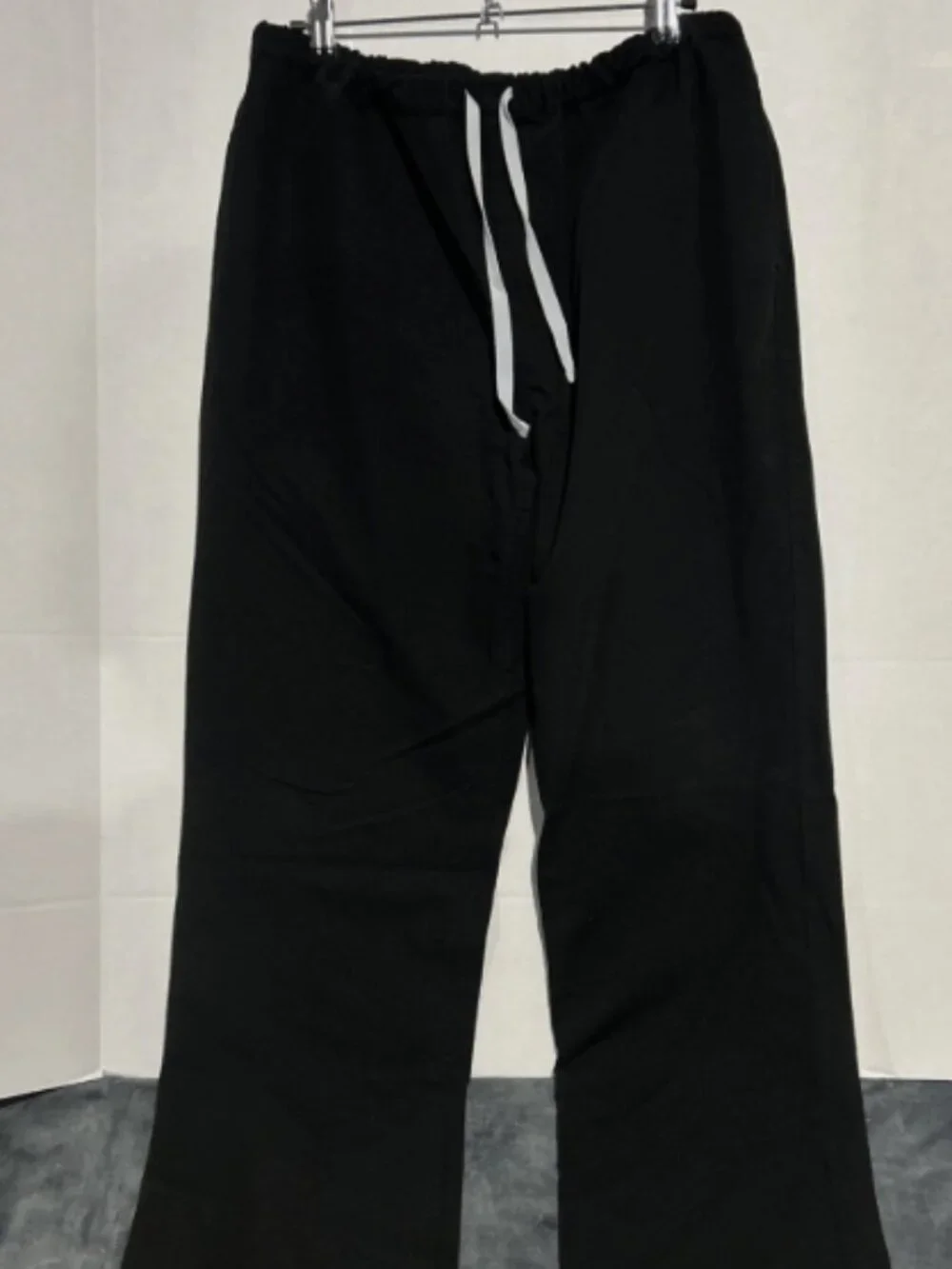 Figs Men's Black straight leg Pants Medium Black